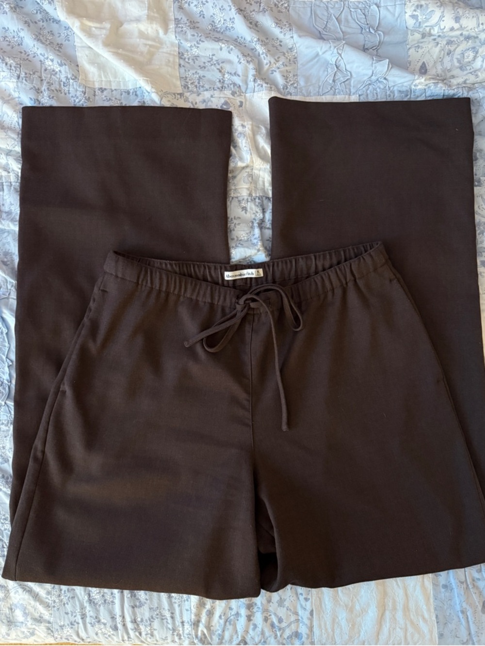 Brown Drawstring Pants - Picture 3 of 5